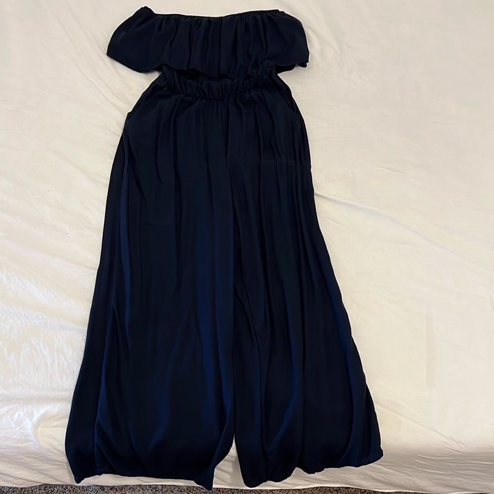 Navy blue jumpsuit